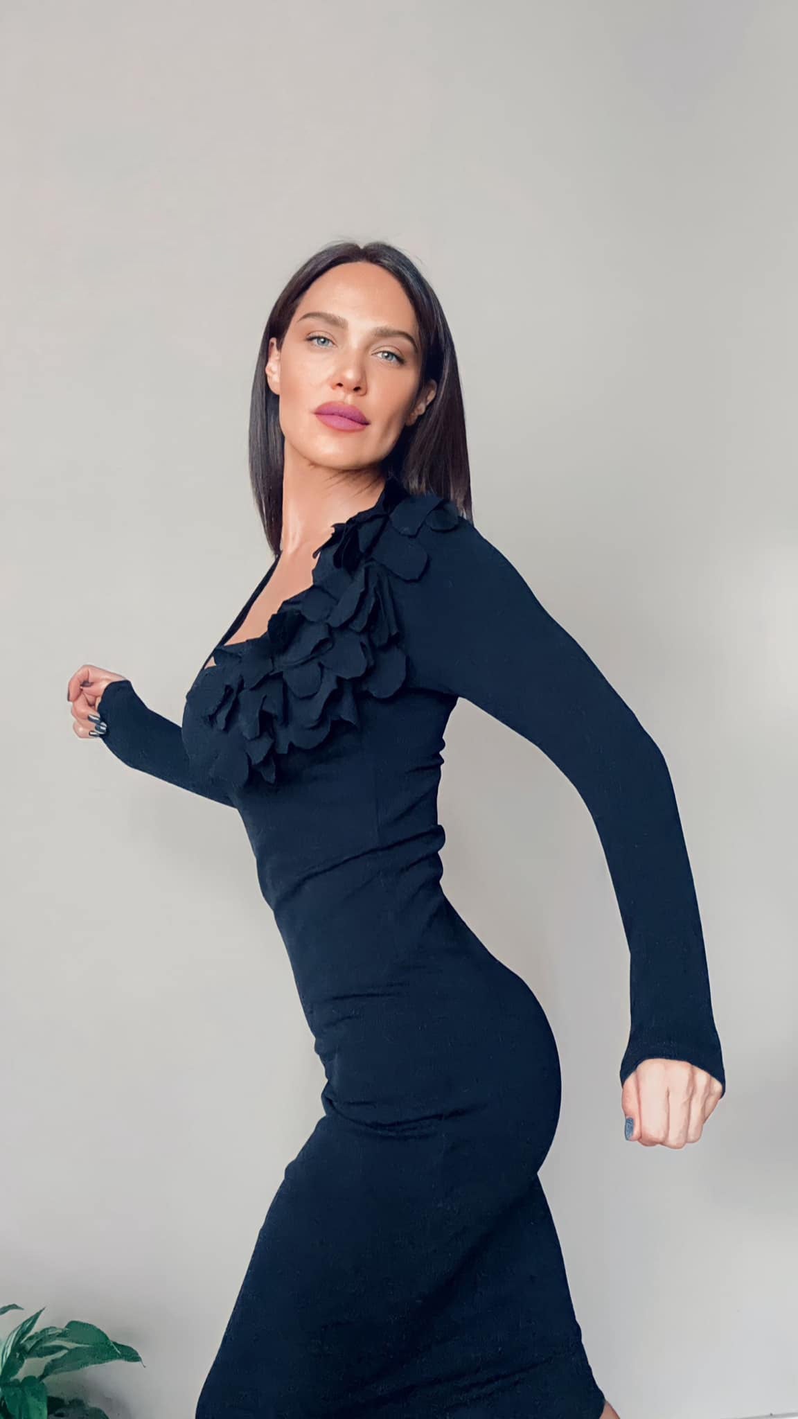 Dress with chest ornaments – Eka Balanchivadze